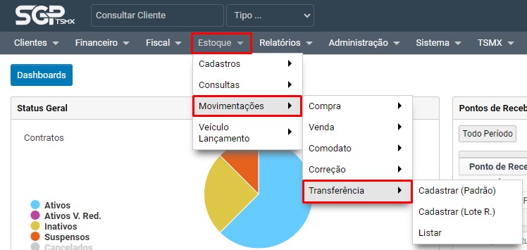 Acesso à Transferência