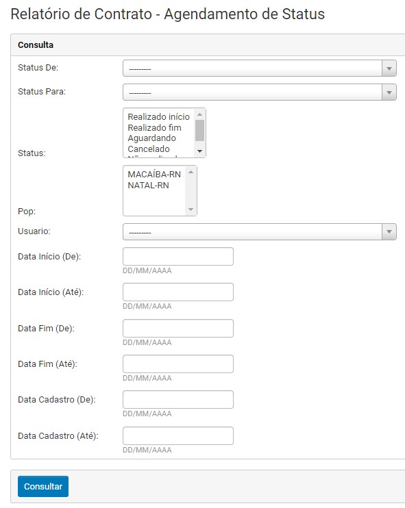 Filtros de consulta