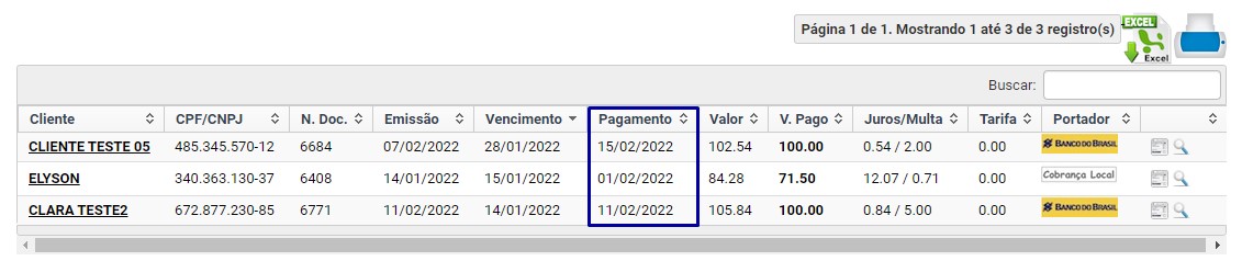 Títulos Retornados na segunda busca