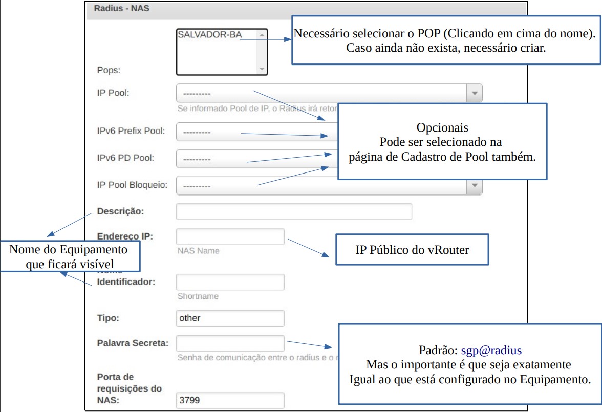 Configuração do Radius - NAS Parte 1