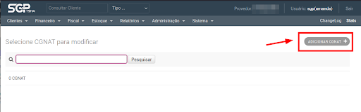 Adicionar CGNAT